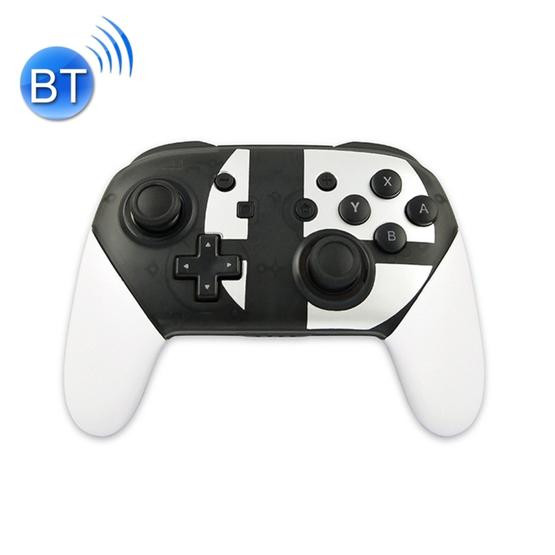 Wireless Game Pro Controller With Screenshot Vibration Function for N-Switch(White)