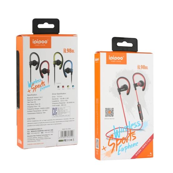 ipipoo iL98BL Ear-hung Bluetooth Headset Blue