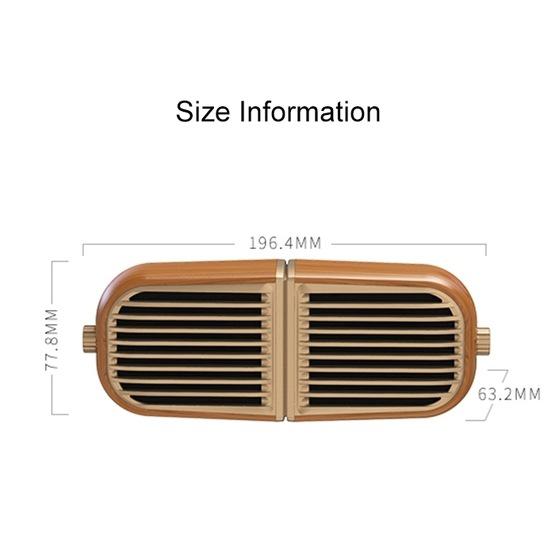 Oneder V8 Magnetic Suction Pair Stereo Sound Box Wireless Bluetooth Speaker with Strap Bronze