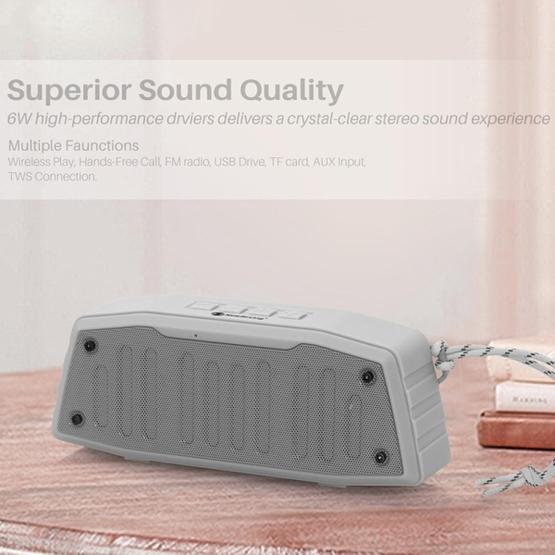 NewRixing NR-4019 Outdoor Portable Bluetooth Speaker Black