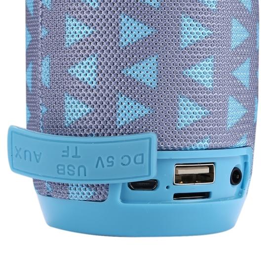 T&G TG106 Portable Wireless Bluetooth V4.2 Stereo Speaker with Handle Triangle Blue