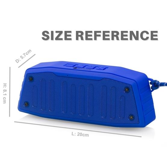 NewRixing NR-4019 Outdoor Portable Bluetooth Speaker Blue