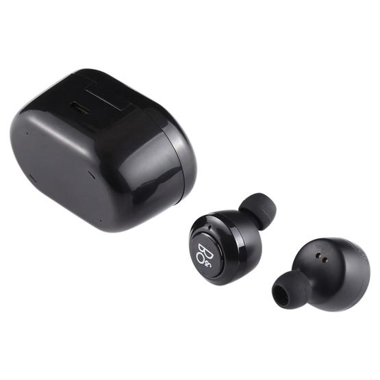 Air Twins TWS1 Bluetooth V5.0 Wireless Stereo Earphones with Magnetic Charging Box (Black)