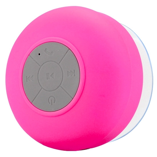 BTS-06 Mini Waterproof IPX4 Bluetooth V2.1 Speaker (Magenta)