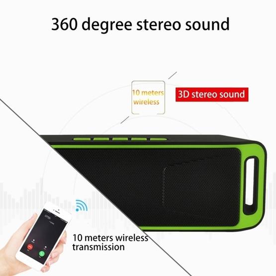 SC208 Multifunctional Card Music Playback Bluetooth Speaker(Grey)